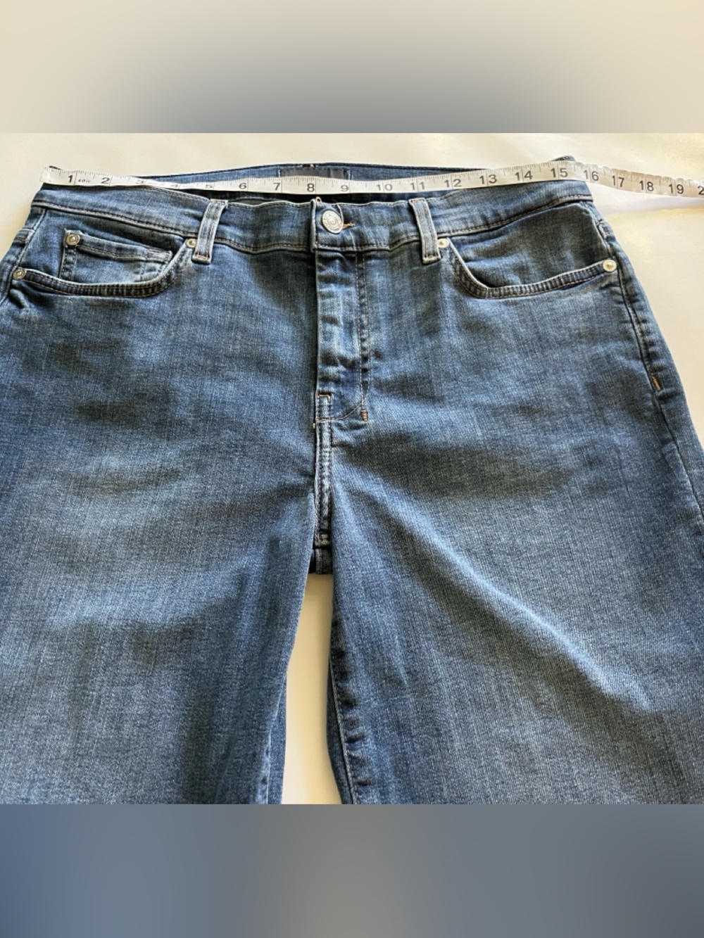 7 For All Mankind Tailorless Dojo High Rise Size 31 - Picture 4 of 16